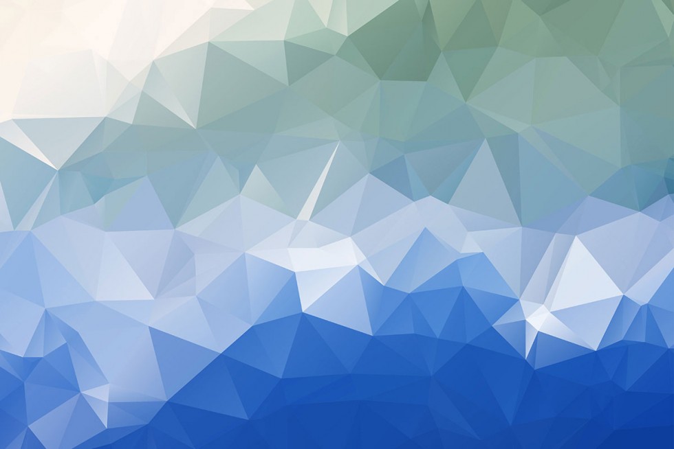 Blue Polygonal Texture