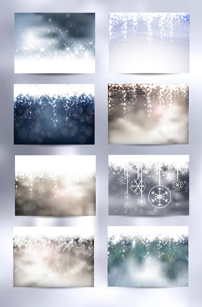 Christmas Background Set