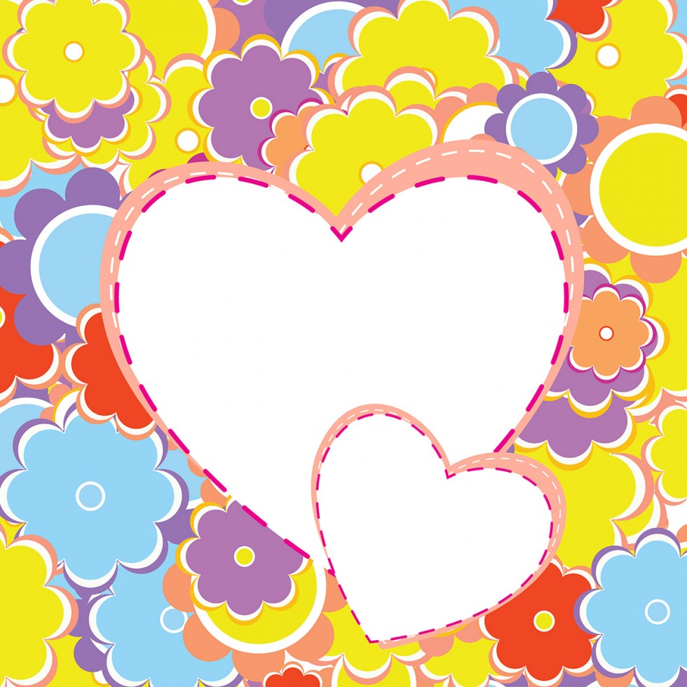 Colorful Love Background