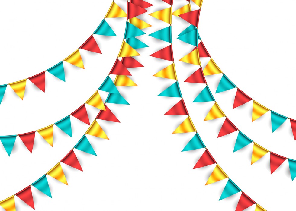 Festive Vector Garlands