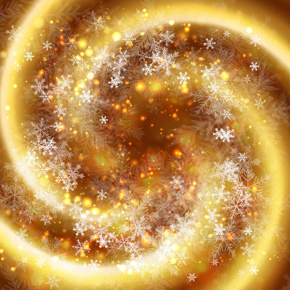 Gold Whirl Background