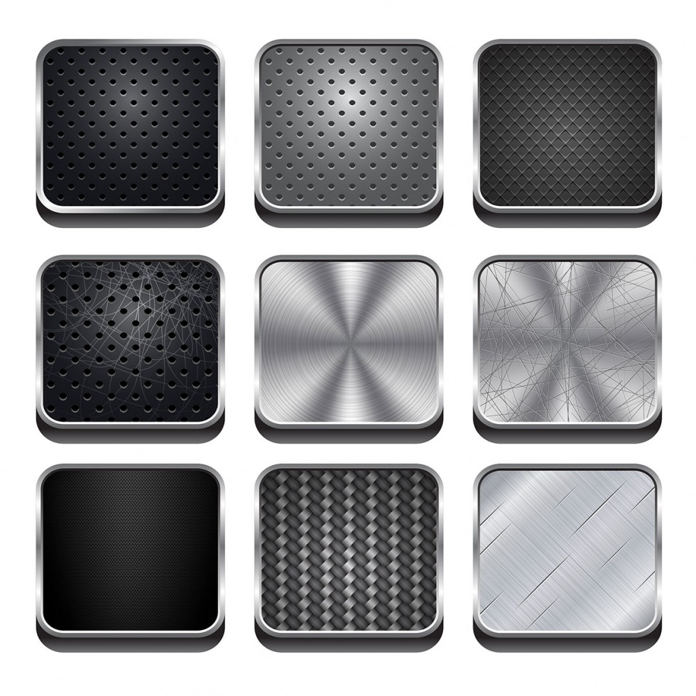 Metal App Icons