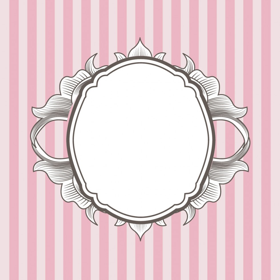 Ornate Vector Wedding Frame