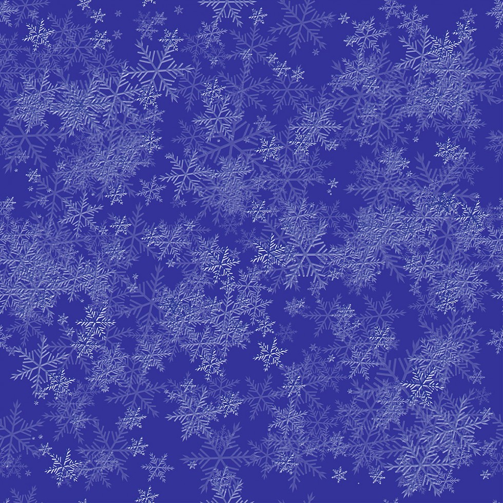 Seamless Blue Snow Vector