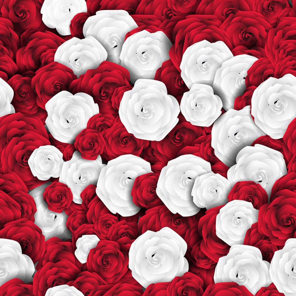 Seamless Rose Pattern