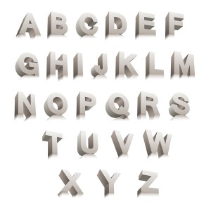 3d Vetor Letters