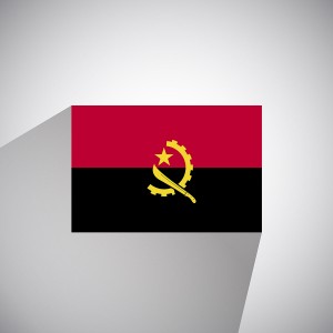 Angola Vector Flag