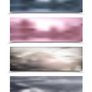 Blur Banners Set 