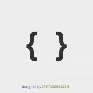 Braces Html Coding Icon