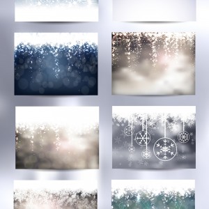 Christmas Background Set