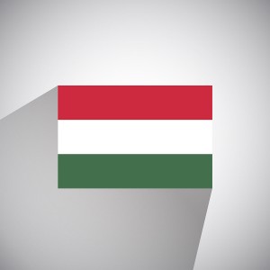 Flat Flag of Hungary