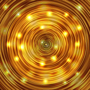 Gold Circular Background