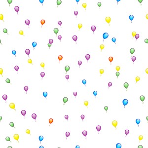 Seamless Balloon Pattern