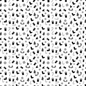 Seamless Christmas Toy Pattern