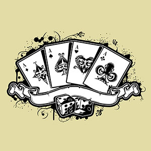 Set of Aces Vector Illustratio