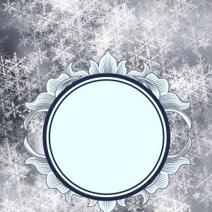 Vector Christmas Frame