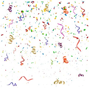 Vector Confetti Background