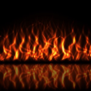 Vector Fire with Reflection