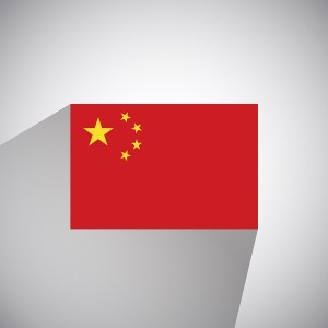 Vector Flag of China