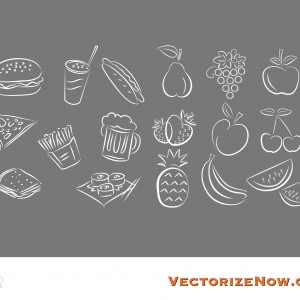 Vector Food Shapes