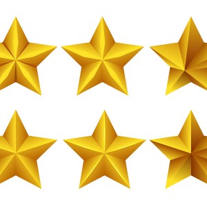 Vector Golden Stars