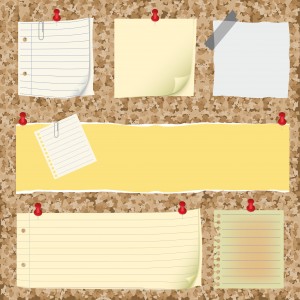 Vector Post it Notes