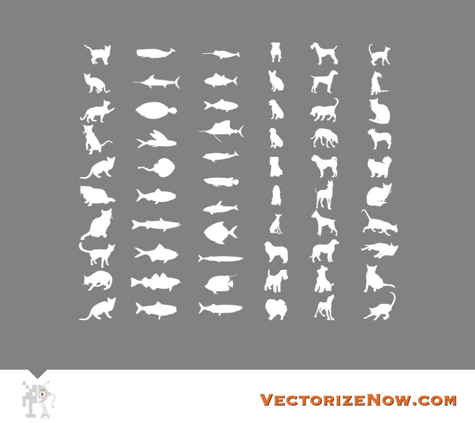 Vector Animal Silhouettes