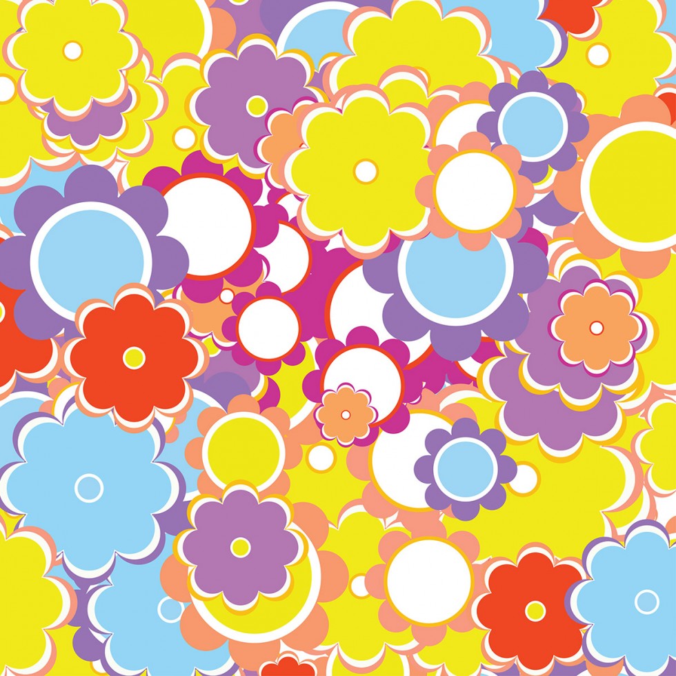 Vector Background with Flowers