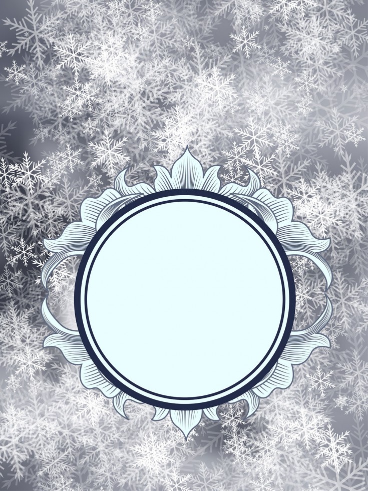 Vector Christmas Frame