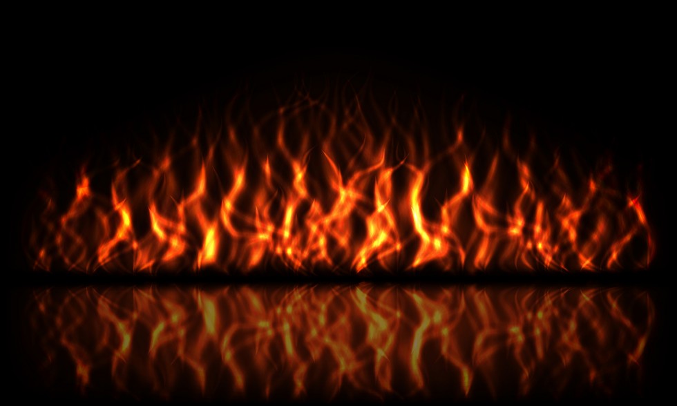 Vector Fire with Reflection