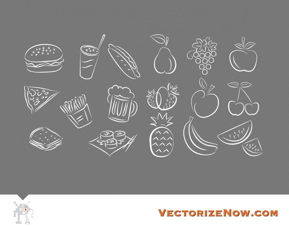 Vector Food Shapes