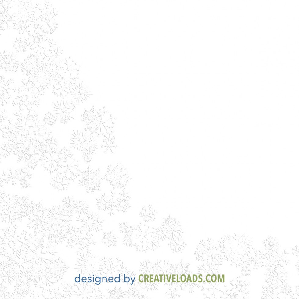 White Snowflakes Background